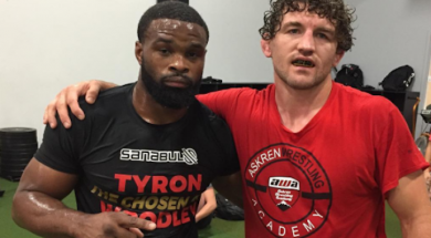 Tyron-Woodley-et-Ben-Askren-entrainement