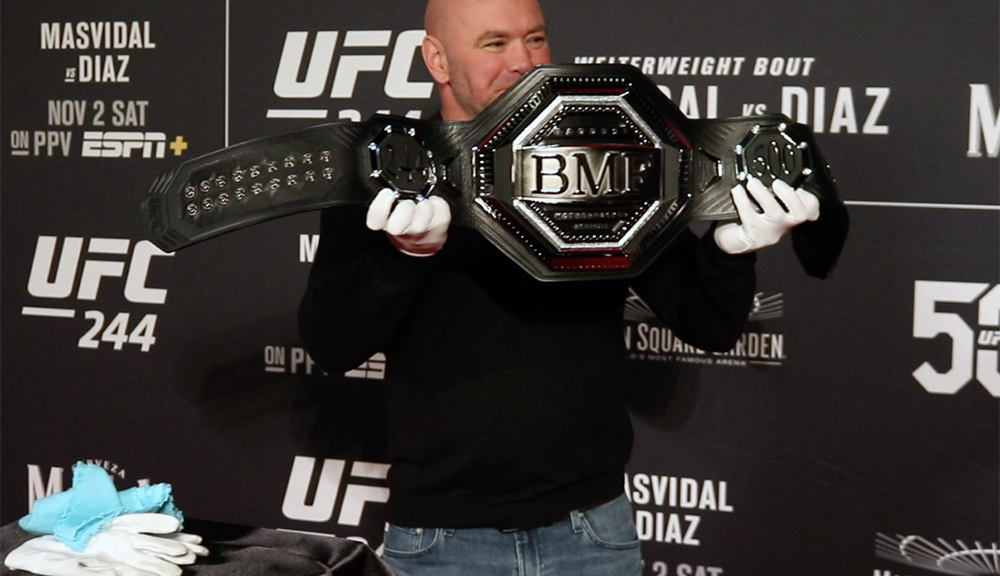 La Ceinture BMF Dévoilée à Quelques Heures De L'UFC 244