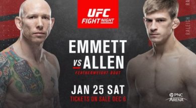 Emmett-vs-Allen-UFC-Fight-Night-25-janvier-2020