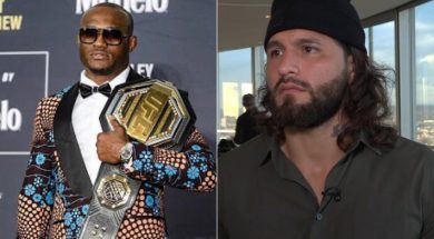 Kamaru Usman sur rush de Jorge Masvidal