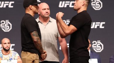 Nate-Diaz-vs-Dustin-Poirier-face-off-avant-UFC-230