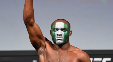 Kamaru-Usman-nigerian-flag-face