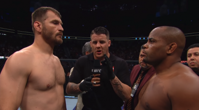 Stipe-Miocic-vs-Daniel-Cormier-staredown-davant-match