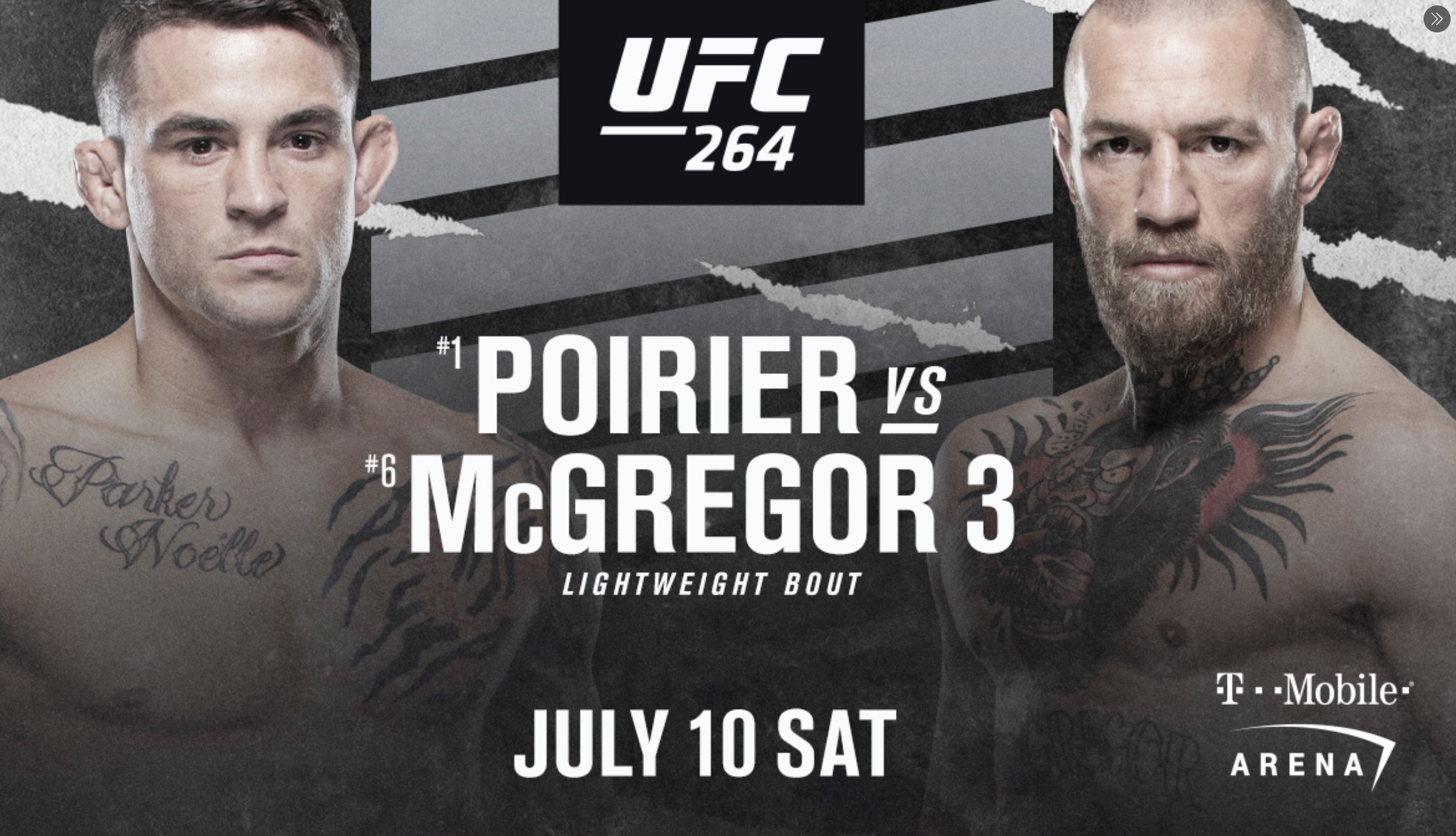 Conor McGregor vs. Dustin Poirier III officialisé pour l'UFC 264 Arts
