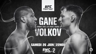 UFC Vegas 30 : Ciryl Gane Vs. Alexander Volkov - La Carte, Les Horaires ...