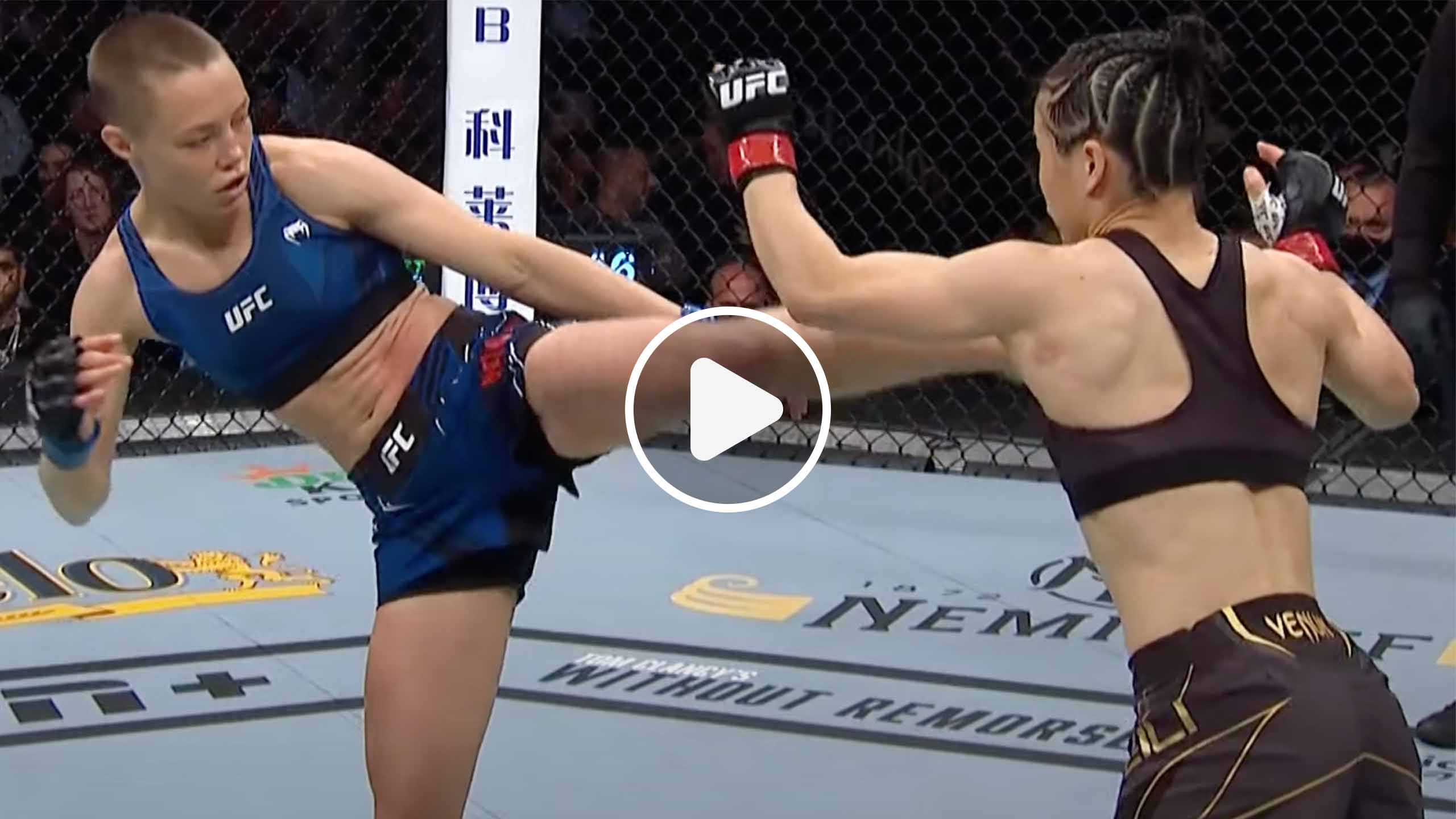 Revivez le plus beau KO de Rose Namajunas, adversaire de Manon Fiorot à l'UFC Paris