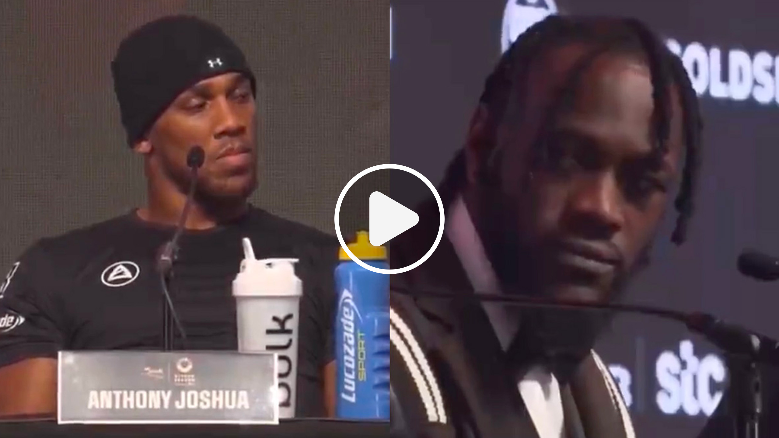 L'échange respectueux entre Deontay Wilder et Anthony Joshua en pleine conférence de presse