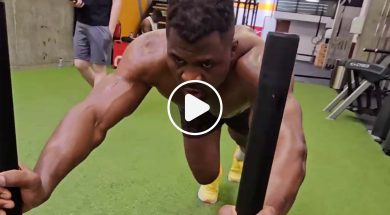 Francis-Ngannou-préparation-Anthony-Joshua-Boxe-Vidéo