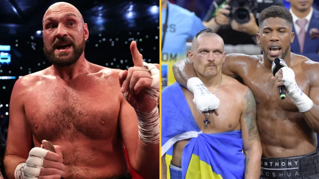 Tyson fury, usyk, joshua