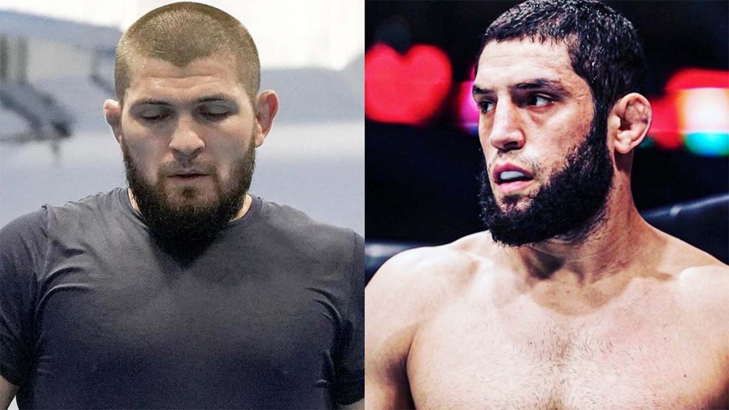 Khabib Nurmagomedov conseille Ikram Aliskerov pour son combat contre Whittaker à l'UFC Arabie saoudite