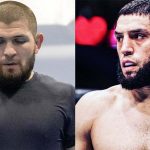Khabib Nurmagomedov conseille Ikram Aliskerov pour son combat contre Whittaker à l'UFC Arabie saoudite
