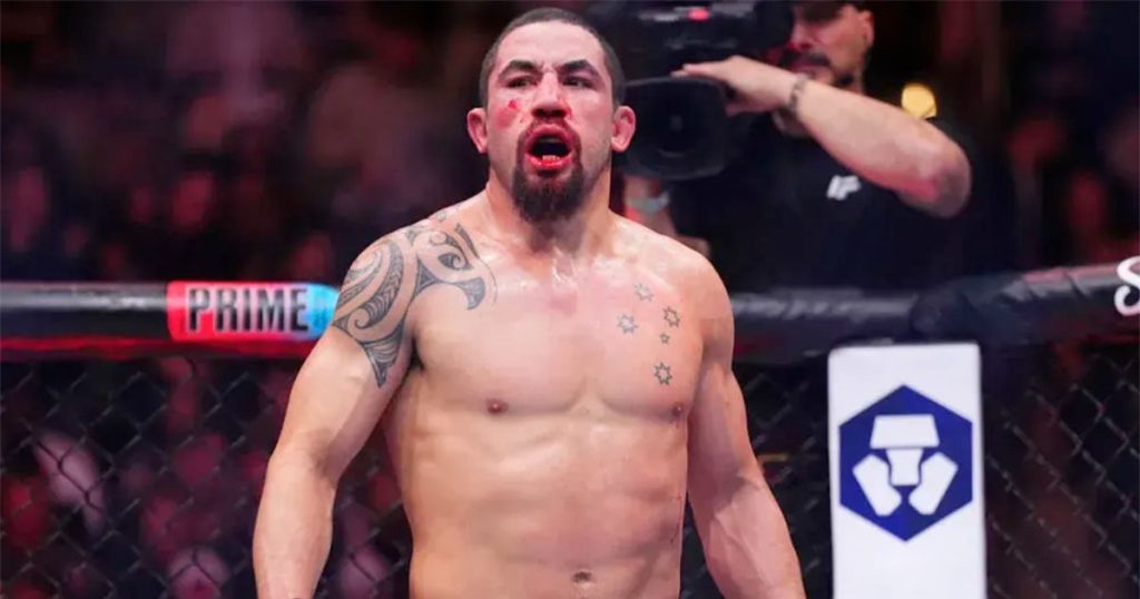 Robert Whittaker fait une révélation surprenante sur son combat à l'UFC Arabie saoudite