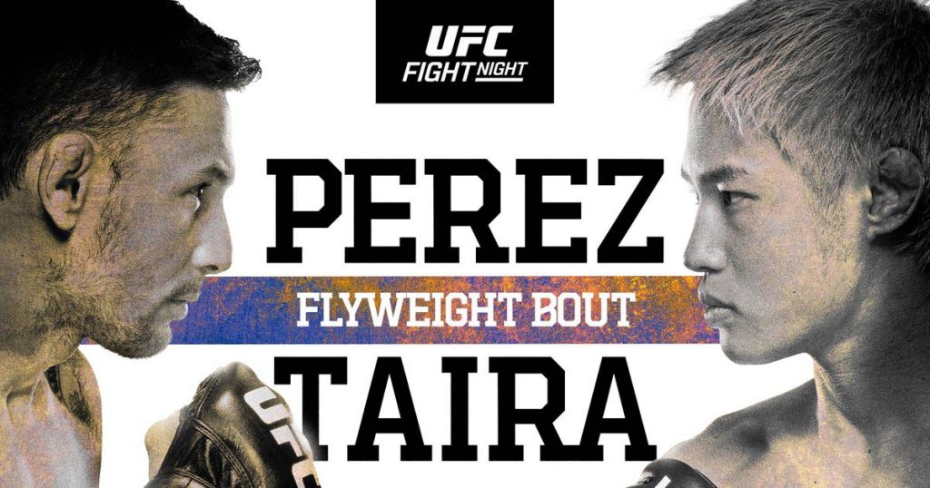 UFC Vegas 93 – Perez vs. Taira : la carte, les horaires et comment regarder