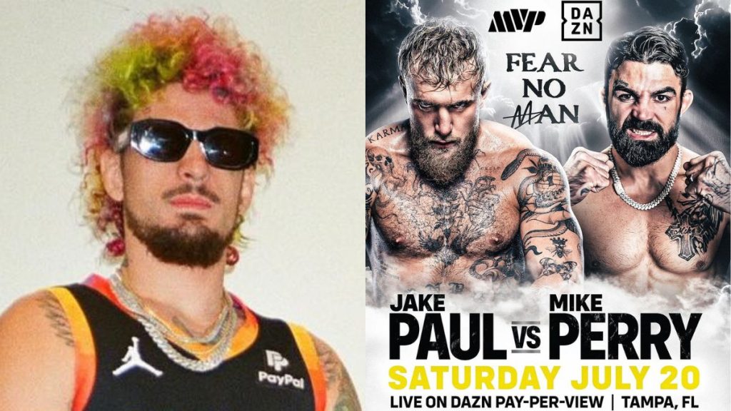 Jake Paul et Mike Perry vont s'affronter sur le ring de boxe ce samedi 20 juillet. Le champion des bantamweights de l'UFC, Sean O'Malley, s'est donné à cœur joie pour livrer son pronostic plutôt surprenant.