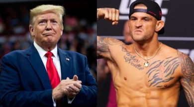 Dustin-Poirier-Donald-Trump