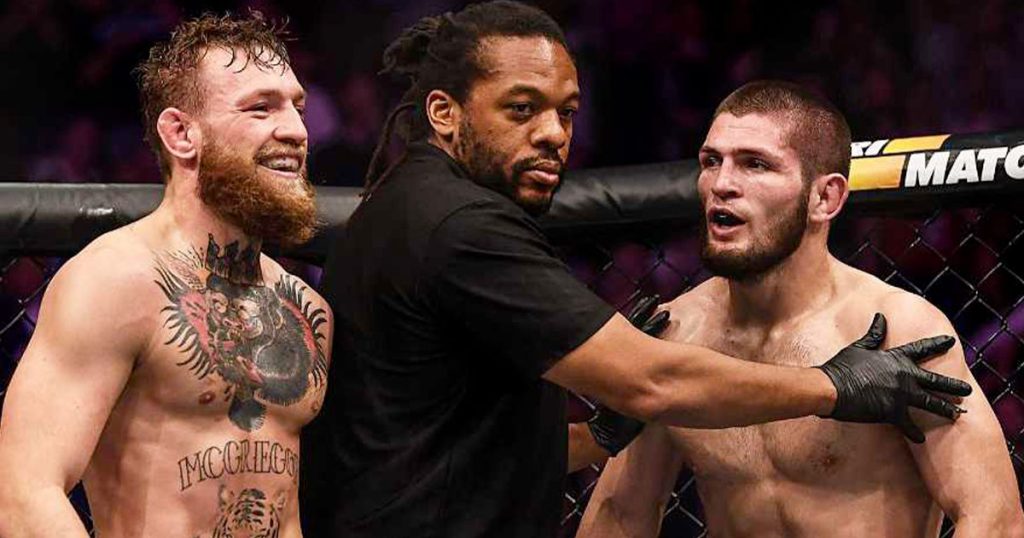 Herb Dean fait des révélations sur la bagarre entre Khabib et McGregor : "Khabib m'a dit..."