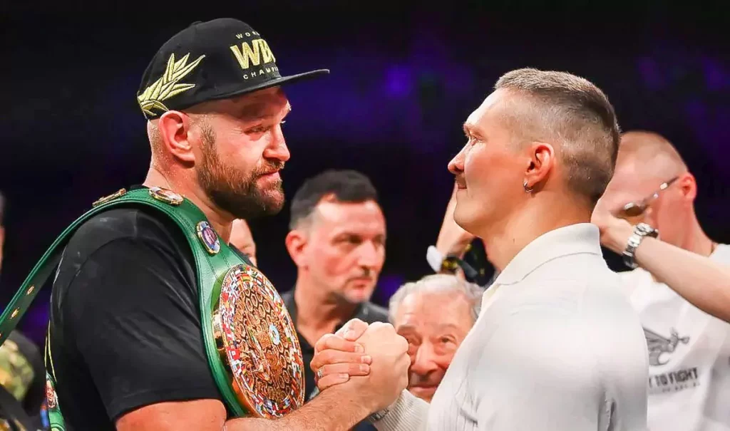 Tyson Fury Usyk boxe