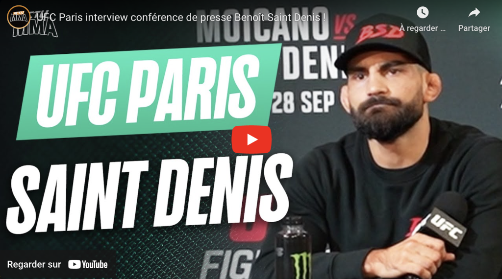 Benoît Saint Denis ITV UFC Paris