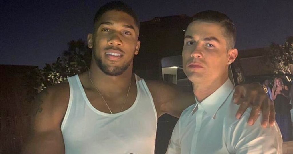 Le conseil de Cristiano Ronaldo à Anthony Joshua avant son retour sur le ring