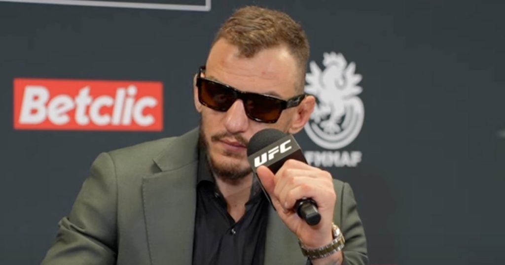 Renato Moicano met en garde cette star de l'UFC après avoir battu Benoît Saint Denis