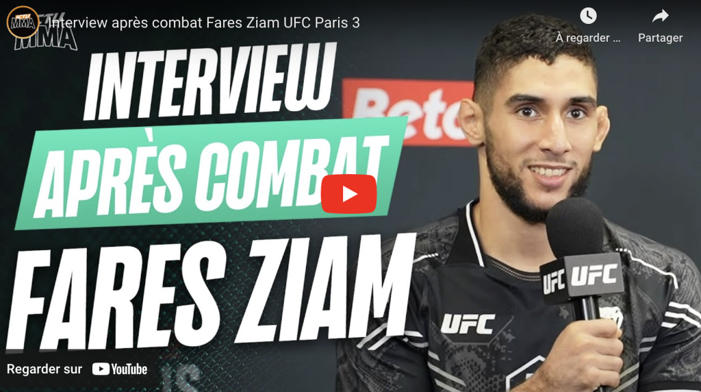 Fares Ziam ITV UFC Paris