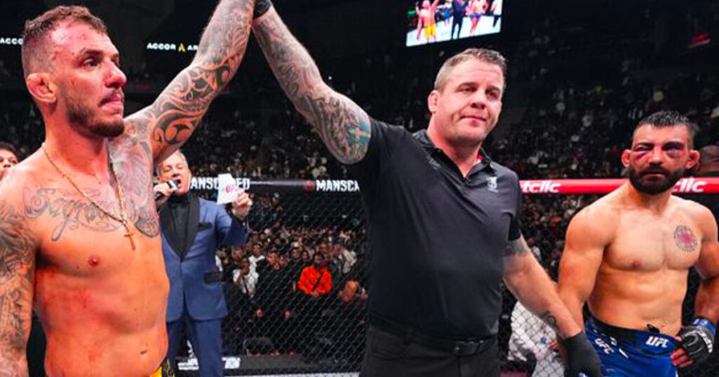 Renato Moicano pense que l'UFC protège ce combattant après sa victoire brutale sur Benoît Saint Denis