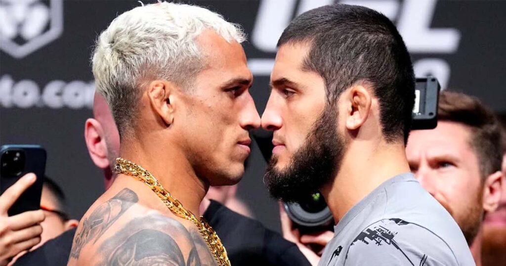 Voici les chances qu'a Charles Oliveira d'affronter Islam Makhachev d'après son coach